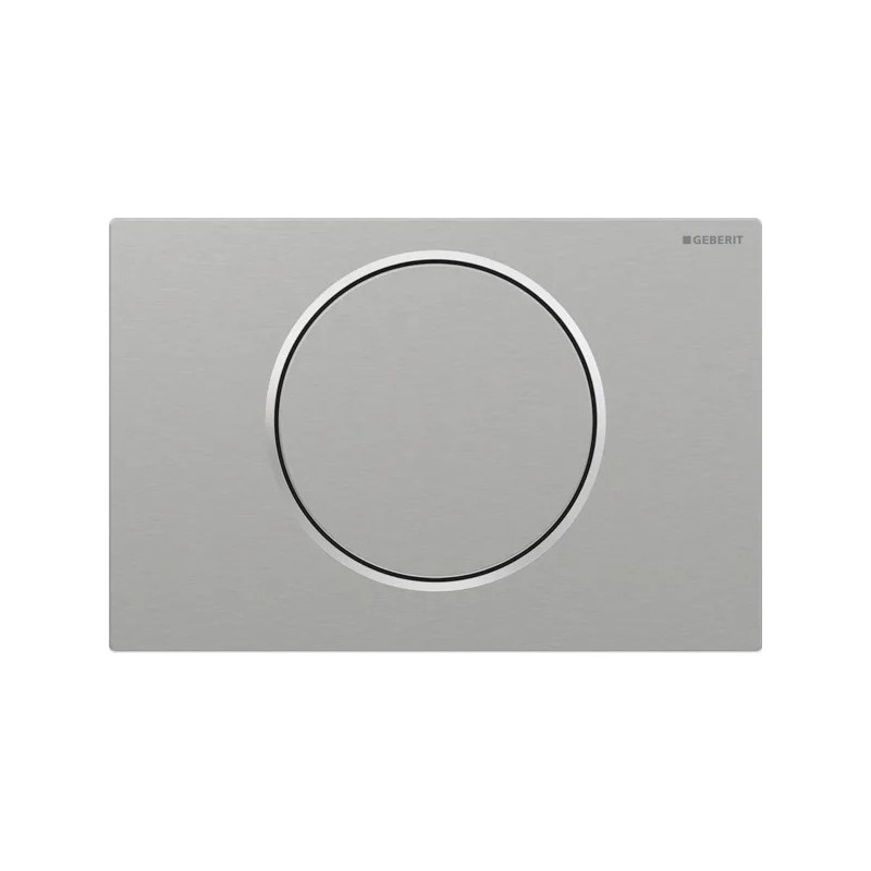 Pulsador Geberit Sigma10 para descarga interrumpible, round, atornillable
