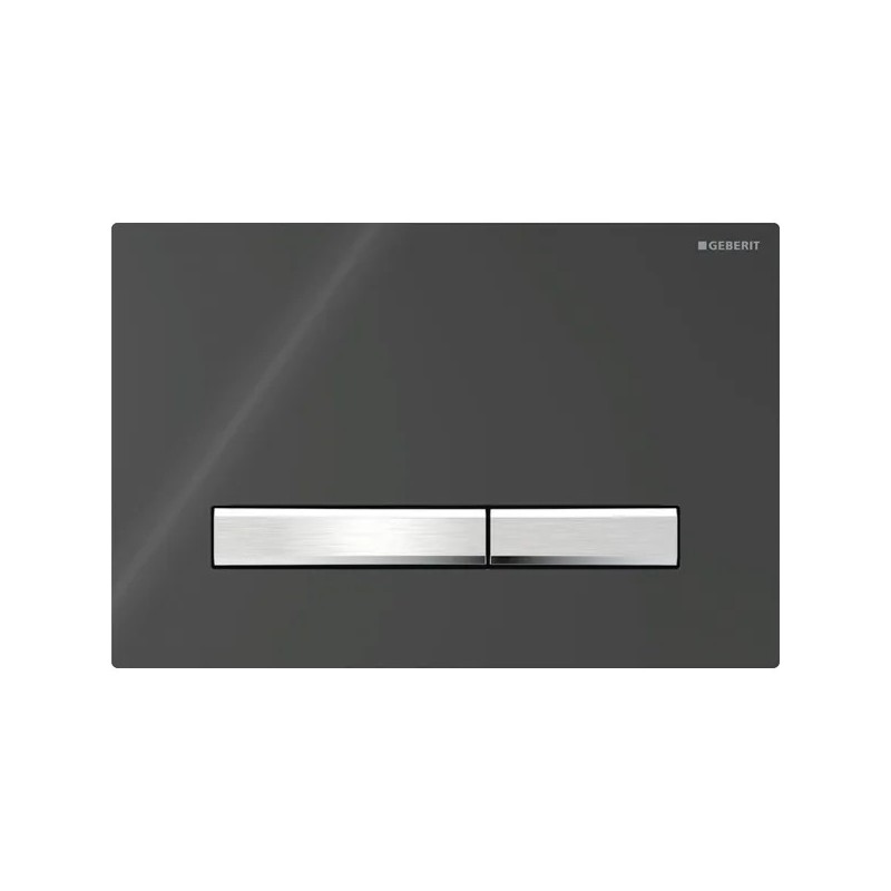 Pulsador Geberit Sigma50 para doble descarga, square, color metálico cromado