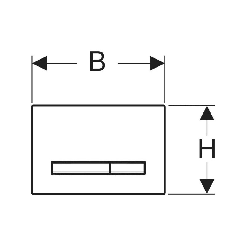 Geberit Pulsador Sigma50 Cromo 115788Sd2