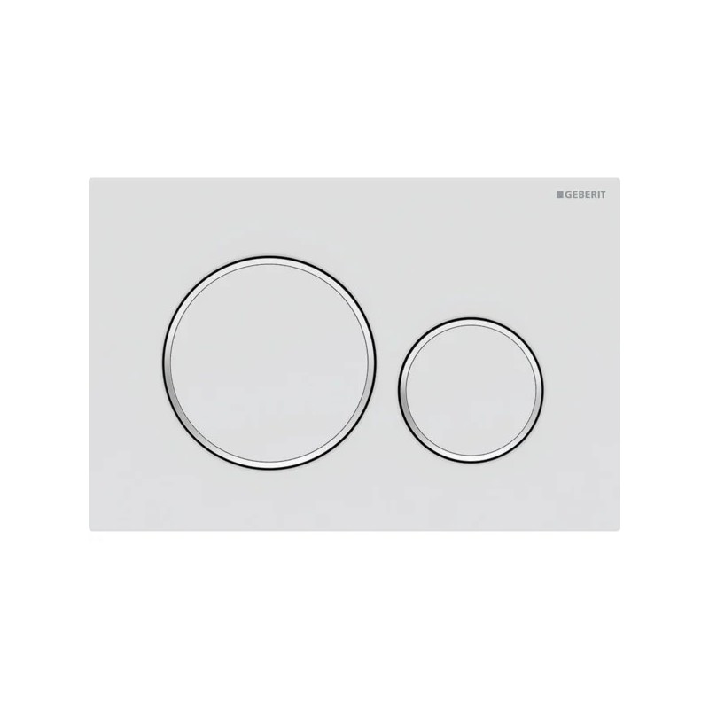 Pulsador Geberit Sigma20 para doble descarga, round