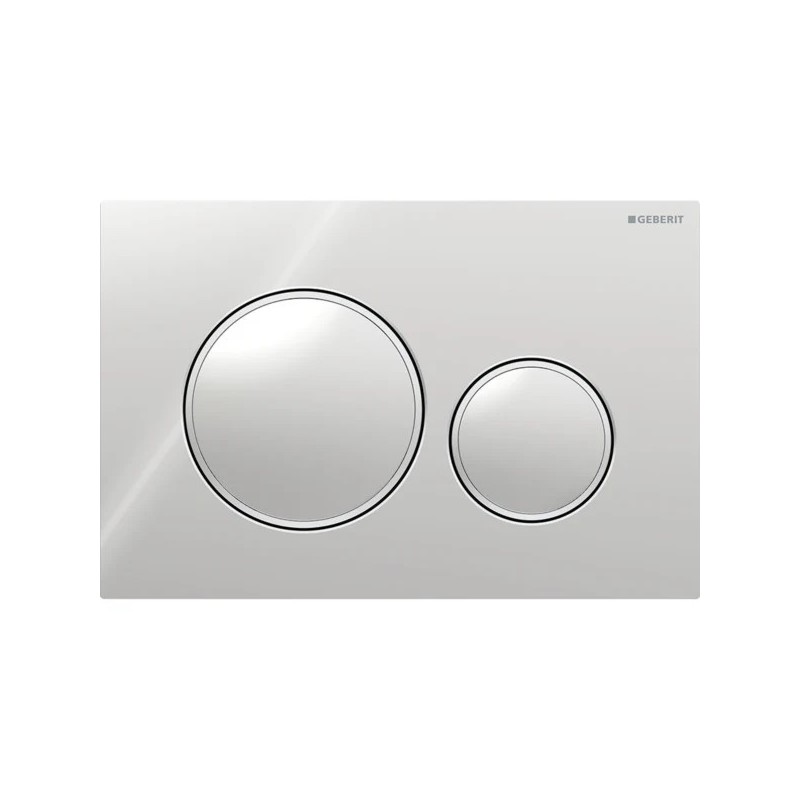 Pulsador Geberit Sigma20 para doble descarga, round