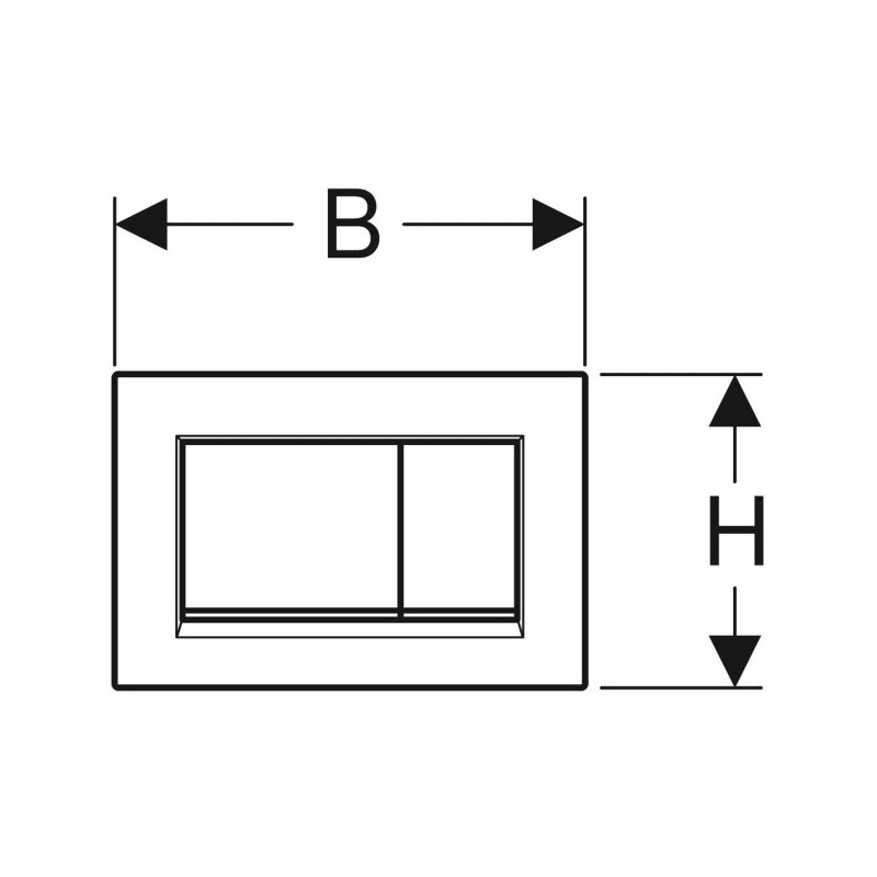 Geberit Pulsador Sigma20 Cromo 115883Kh1