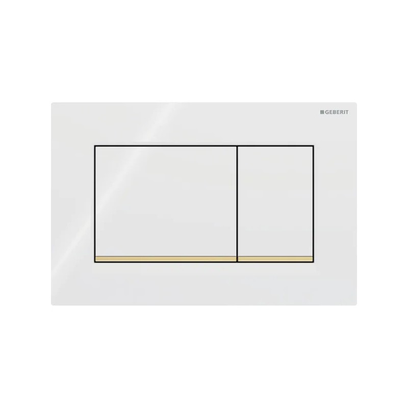 Pulsador Geberit Sigma20 (ex. Sigma30) para doble descarga, square Pulsador Geberit Sigma20 (ex. Sigma30) para doble descarga, square