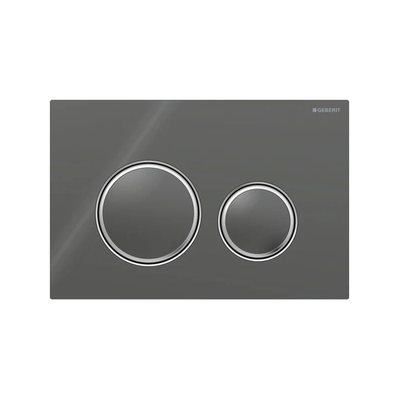Pulsador Geberit Sigma50 (ex. Sigma21) para doble descarga, round, color metálico cromado
