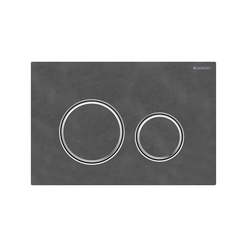 Pulsador Geberit Sigma50 (ex. Sigma21) para doble descarga, round, color metálico cromado