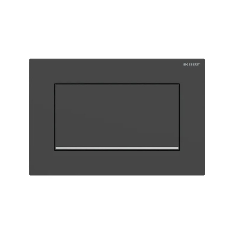 Pulsador Geberit Sigma10 (ex. Sigma30) para descarga interrumpible, square, atornillable