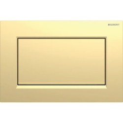 Pulsador Geberit Sigma10 (ex. Sigma30) para descarga interrumpible, square, atornillable