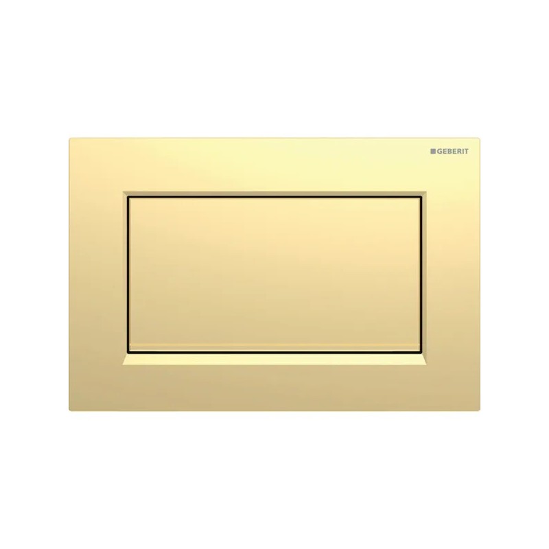 Pulsador Geberit Sigma10 (ex. Sigma30) para descarga interrumpible, square, atornillable
