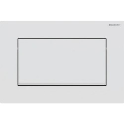 Pulsador Geberit Sigma10 (ex. Sigma30) para descarga interrumpible, square, atornillable