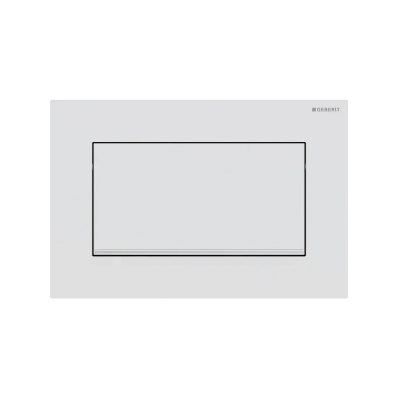 Pulsador Geberit Sigma10 (ex. Sigma30) para descarga interrumpible, square, atornillable