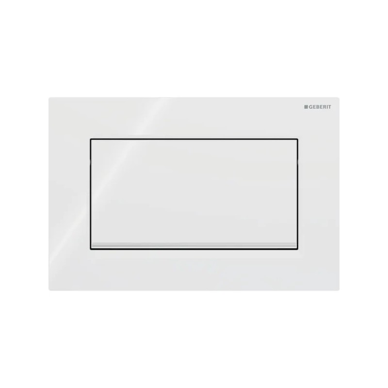 Pulsador Geberit Sigma10 (ex. Sigma30) para descarga interrumpible, square, atornillable