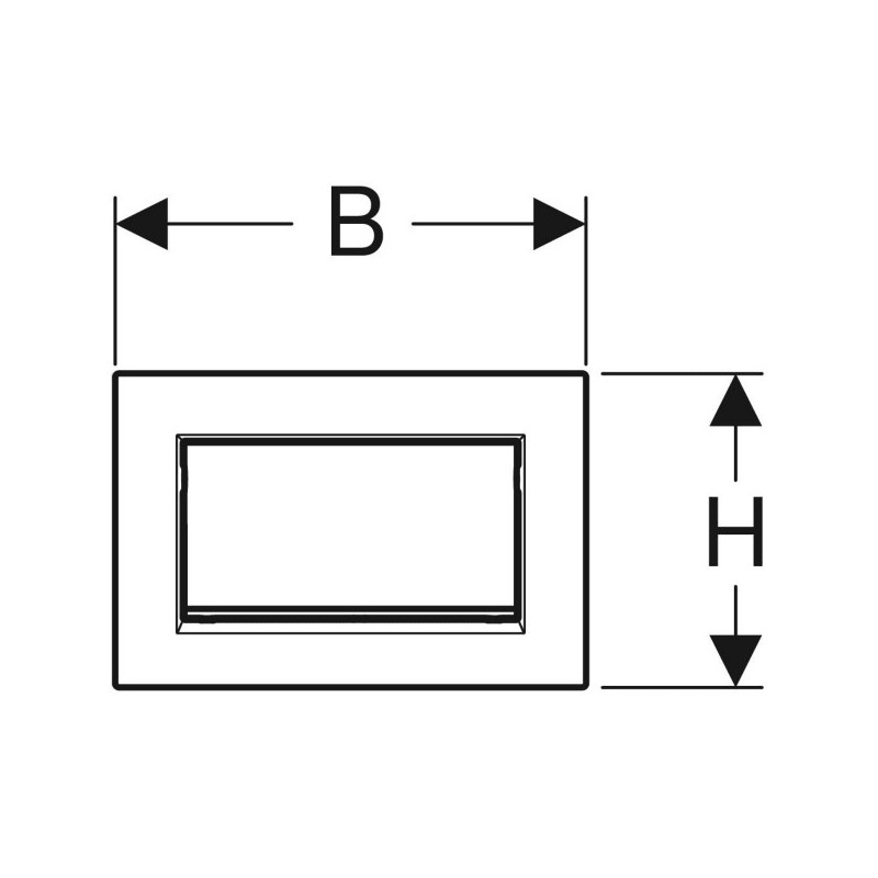 Geberit Pulsador Sigma10 Cromo 115893Kx1