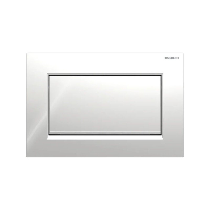 Pulsador Geberit Sigma10 (ex. Sigma30) para descarga interrumpible, square, atornillable
