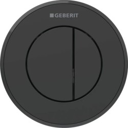 Pulsador a distancia neumático Geberit serie 10, round, para doble descarga, empotrado