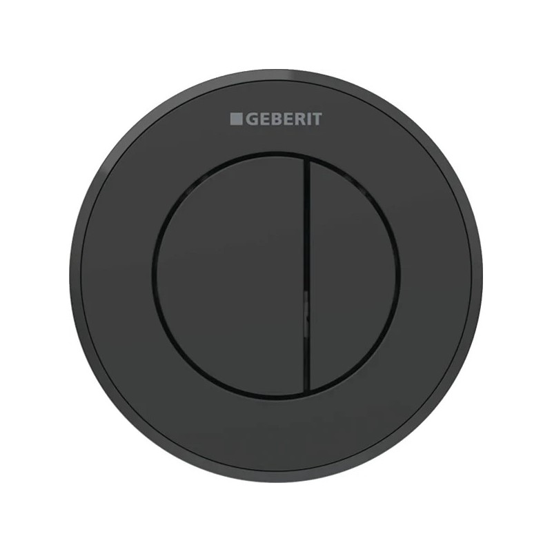 Pulsador a distancia neumático Geberit serie 10, round, para doble descarga, empotrado