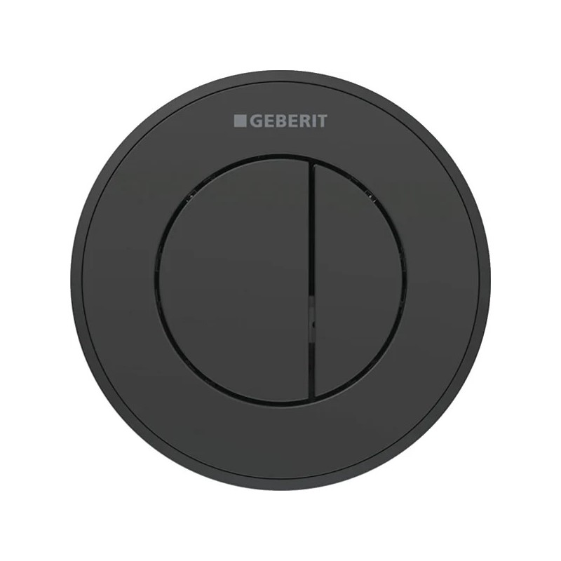 Pulsador a distancia neumático Geberit serie 10, round, para doble descarga, empotrado