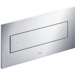 Pulsador Visign for Style 12, plástico, metal y cristal, doble descarga, cisternas empotradas