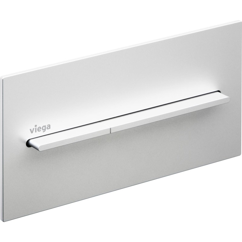 Pulsador manual Visign for More 104, metal, doble descarga, cisternas empotradas