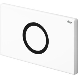 Pulsador electrónico infrarrojos Visign for Public 12, doble descarga, función higiene, cisternas Prevista