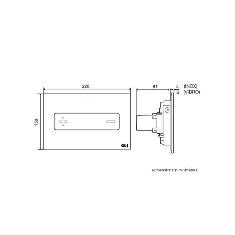 Oli Pulsador Oceania Neu Inx Pul 54998
