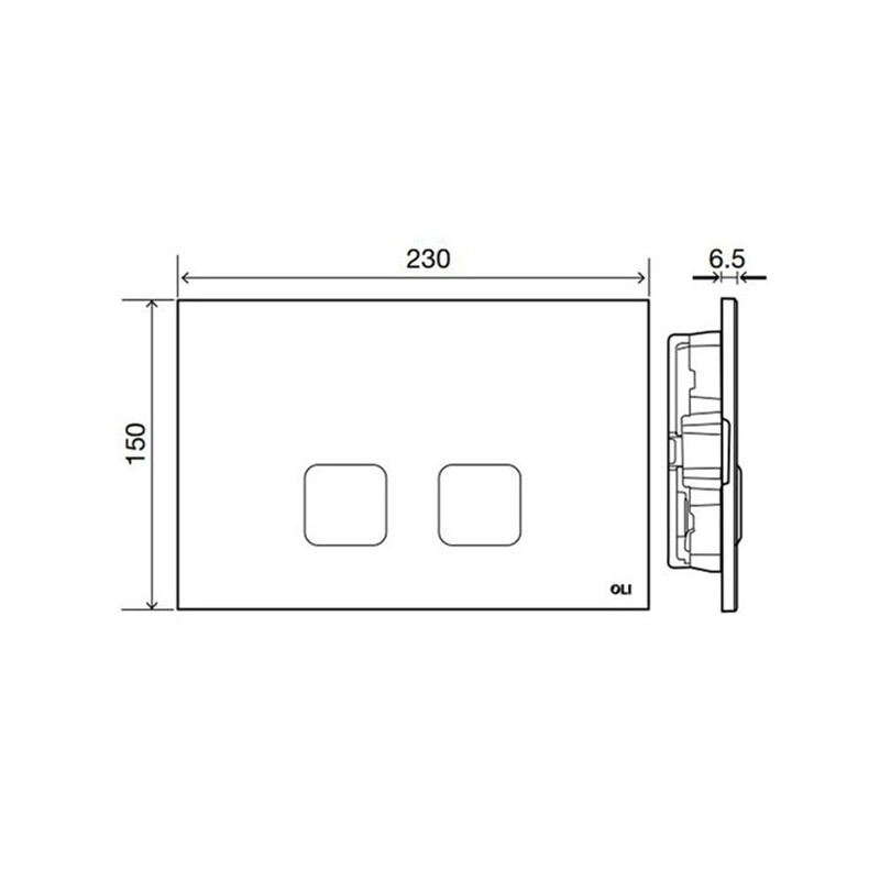 Oli Pulsador Plain Bl 70826