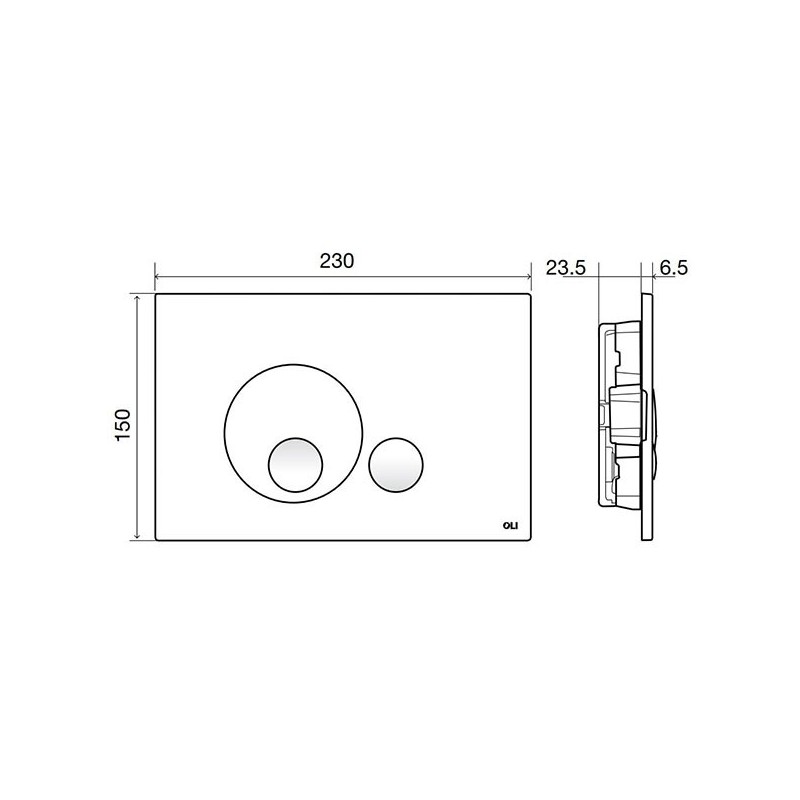 Oli Pulsador Globe Cr Br 152950