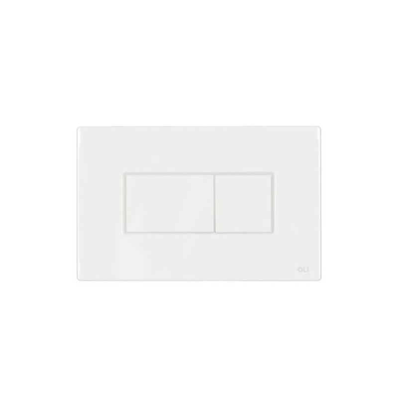 Pulsador karisma abs negro soft touch diseño rectilíneo