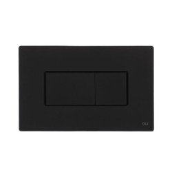 Pulsador karisma abs negro soft touch diseño rectilíneo