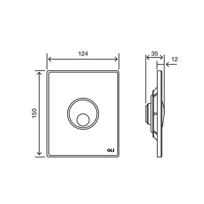 Oli Pulsador Globe Urinal Cr Mt 878819