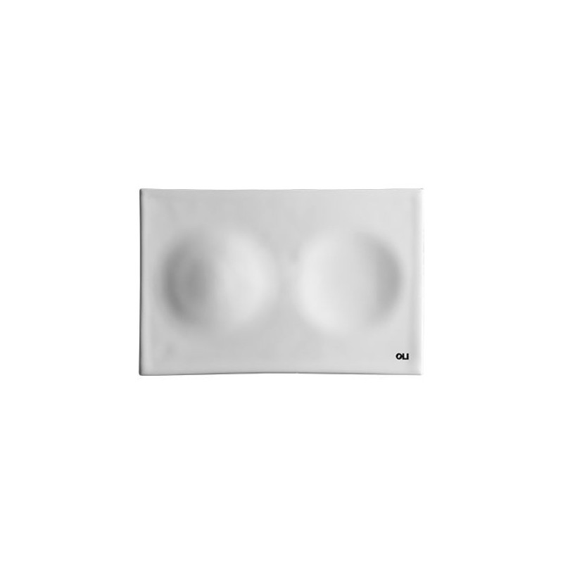 Pulsador porcelana moon sensores capacitivos blanco, 16 mm