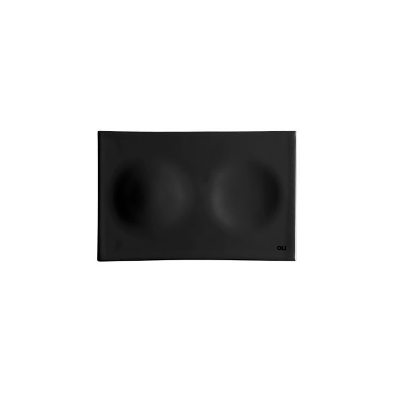 Pulsador porcelana moon sensores capacitivos negro, 16 mm
