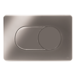 Pulsador salina abs tacto suave cromo blanco diseño minimalista