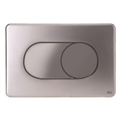 Pulsador salina abs tacto suave cromo blanco diseño minimalista