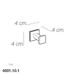 S404 COLGADOR CROMO