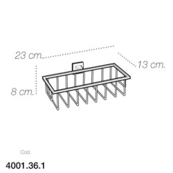 S404 JABONERA REJILLA CROMO