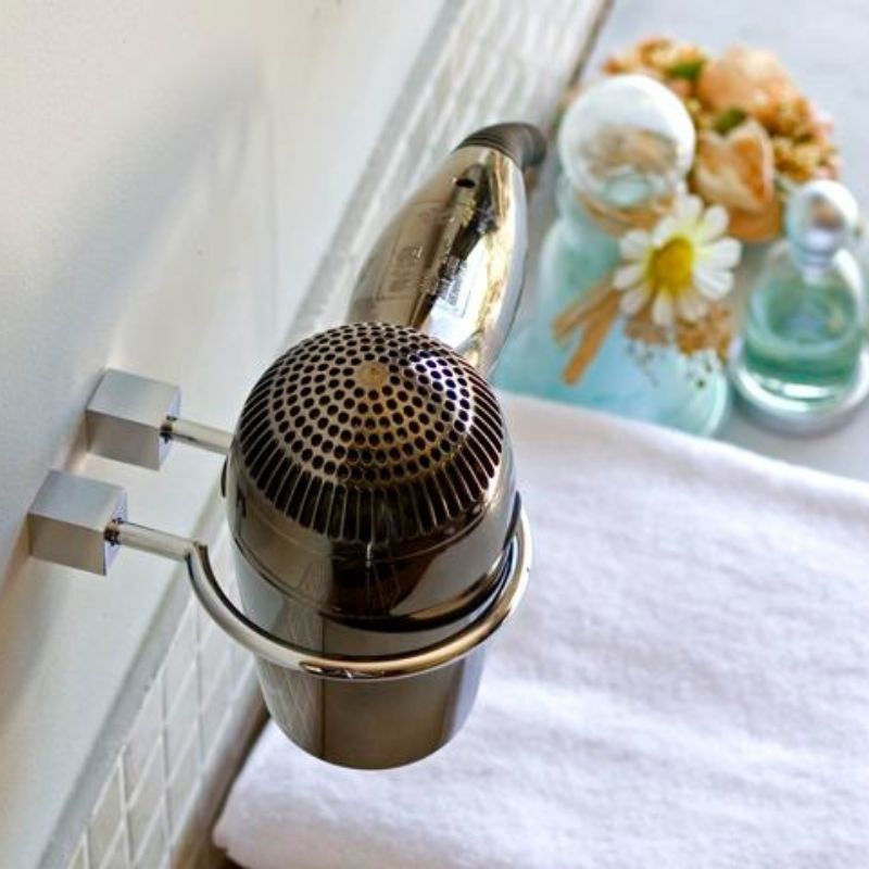 soporte secador cromo – Colección 404 | BMD