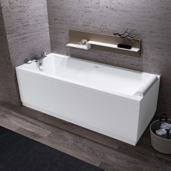 Bañera encastrada Calos 180x80 cm blanca brillo