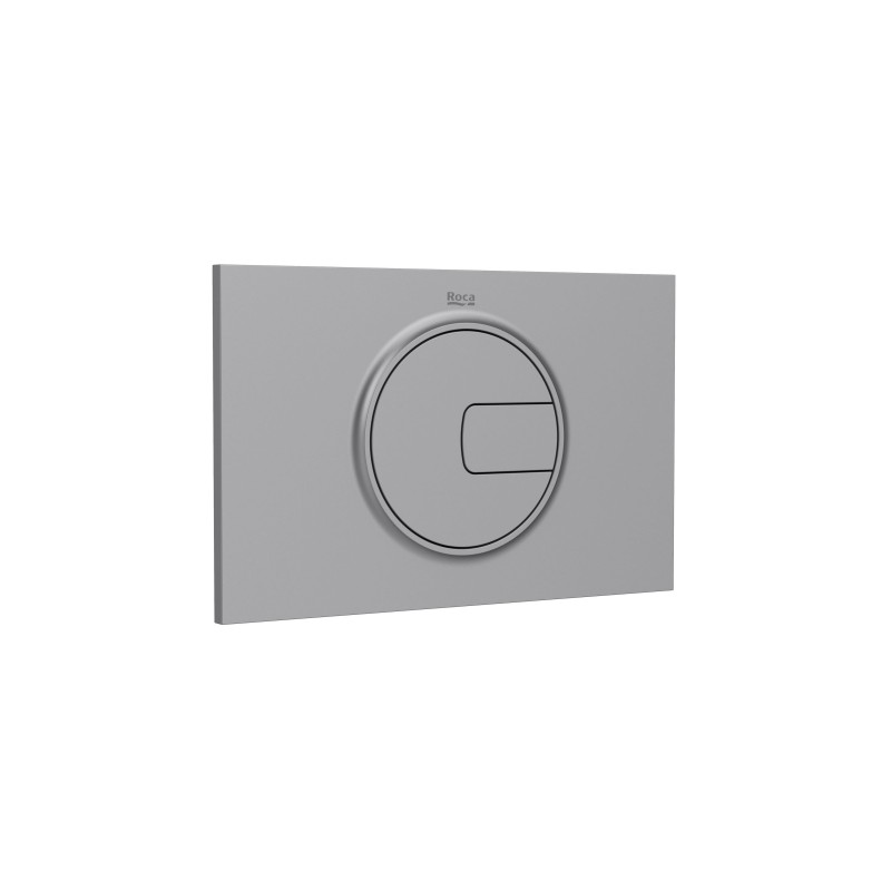 Placa de accionamiento dual Roca modelo PL4, 250x160 mm, dos pulsadores.