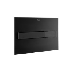 Placa de accionamiento dual Roca modelo PL7, 250x160 mm, dos pulsadores.