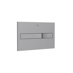 Placa de accionamiento dual Roca modelo PL2, 250x160 mm, dos pulsadores.