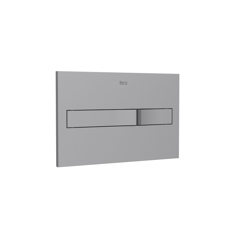 Placa de accionamiento dual Roca modelo PL2, 250x160 mm, dos pulsadores.