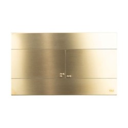 OLI PULSADOR SLIM INOX ORO 888565
