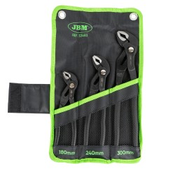 Set de 3 alicates ajustables JBM acero