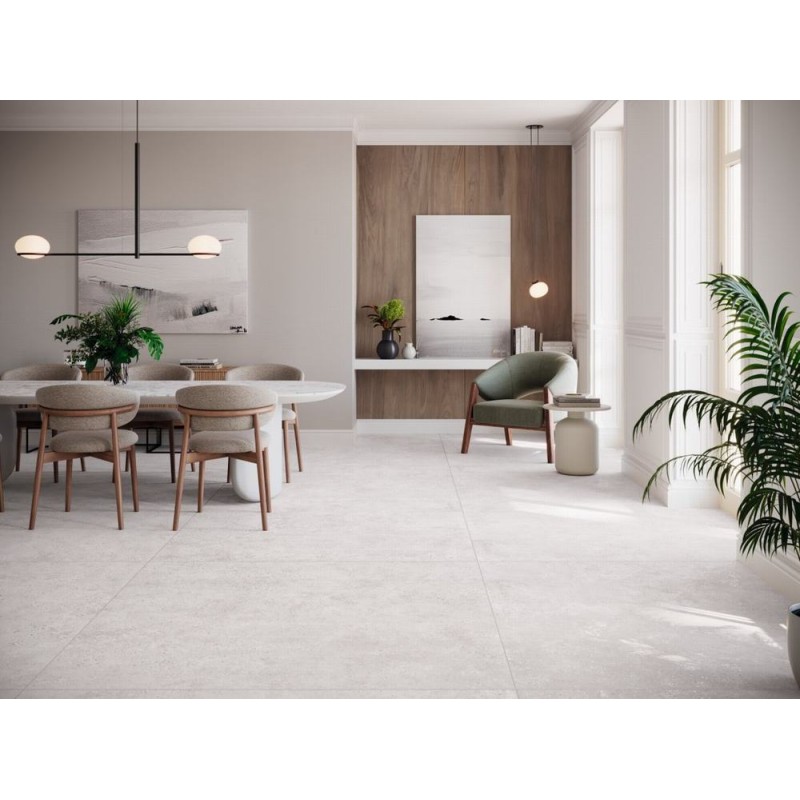 LEVIN WHITE MATE 160X160 RECTIFICADO