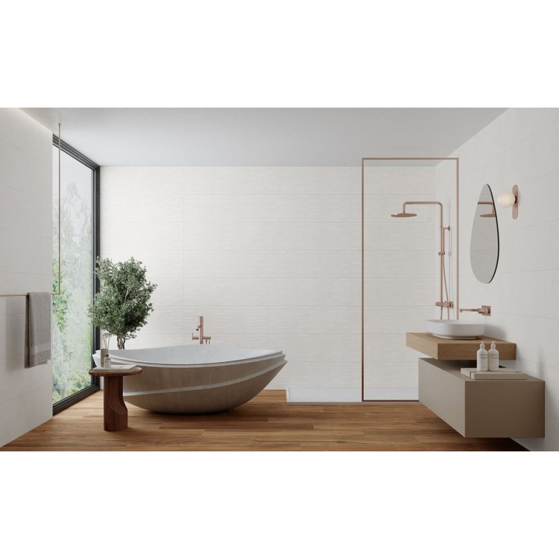 LEVIN PEARL MATE 30X90 RECTIFICADO PASTA ROJA