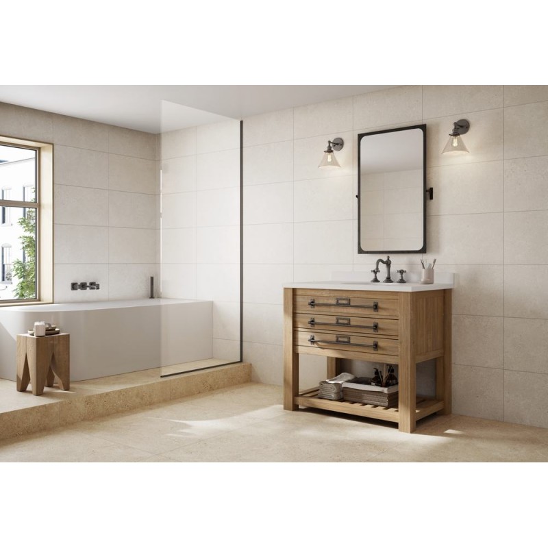 LEVIN ALMOND MATE 33X55 RECTIFICADO