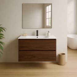 Conjunto Mueble Premiere 2Cj  80X39 Cocoa