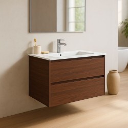 Conjunto Mueble Premiere Cocoa 80X45 2Cj