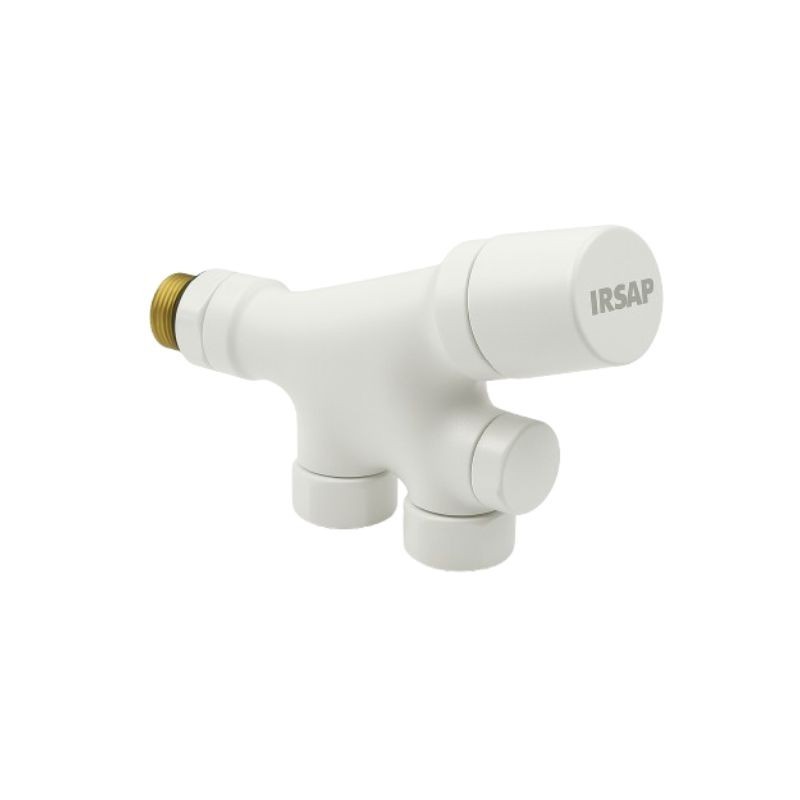 Irsap Válvula Monotubo Recto Termost Blanco