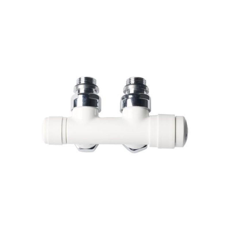 Irsap Kit Bitubo Escuadra Con Conexión Inox Satinado